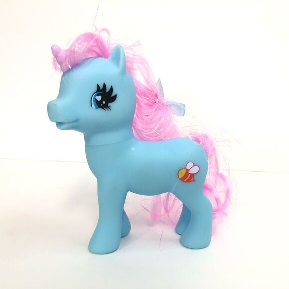 gi go wonder pony land unicorn purple blue and purple bee sun 6 inches tall - Picture 7 of 10